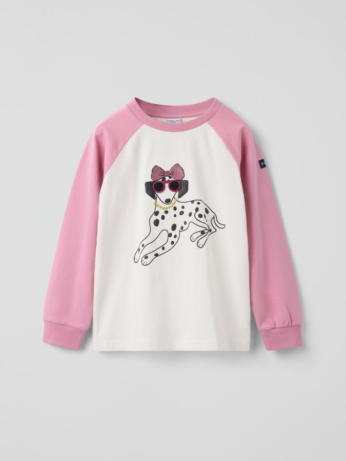 Long-sleeved t-shirt dalmatian Long-sleeved t-shirt dalmatian