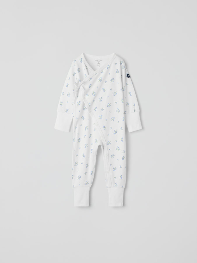 Wrap-around overall floral