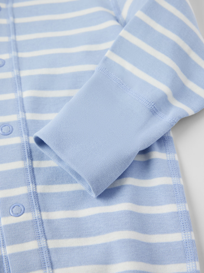 Jersey onesie striped