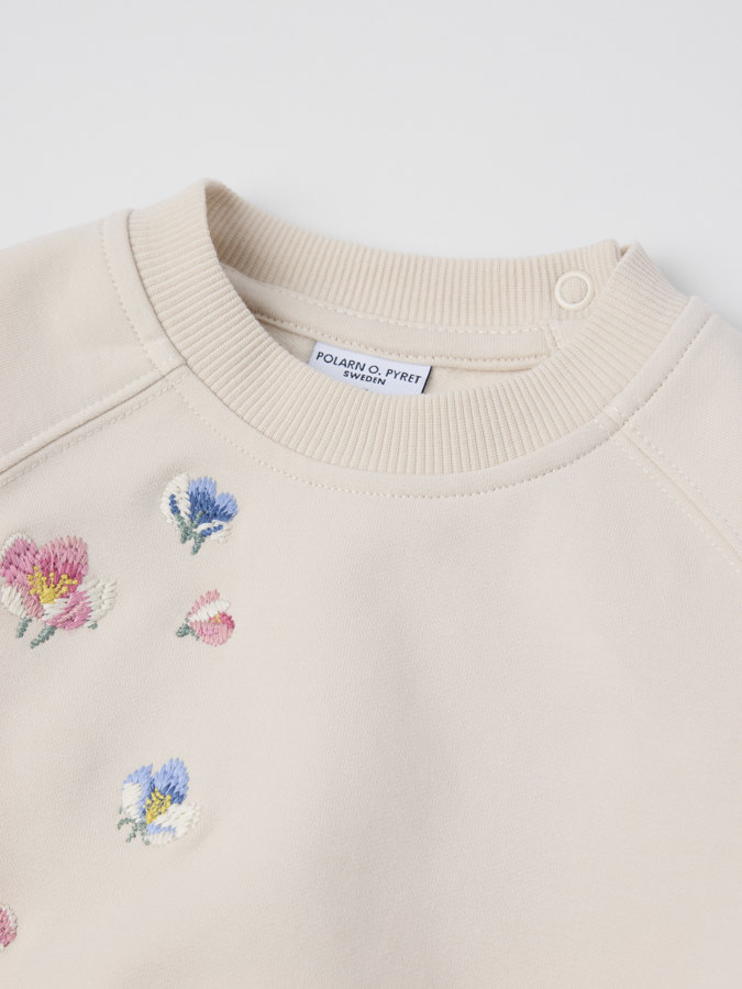 Baby sweatshirt floral