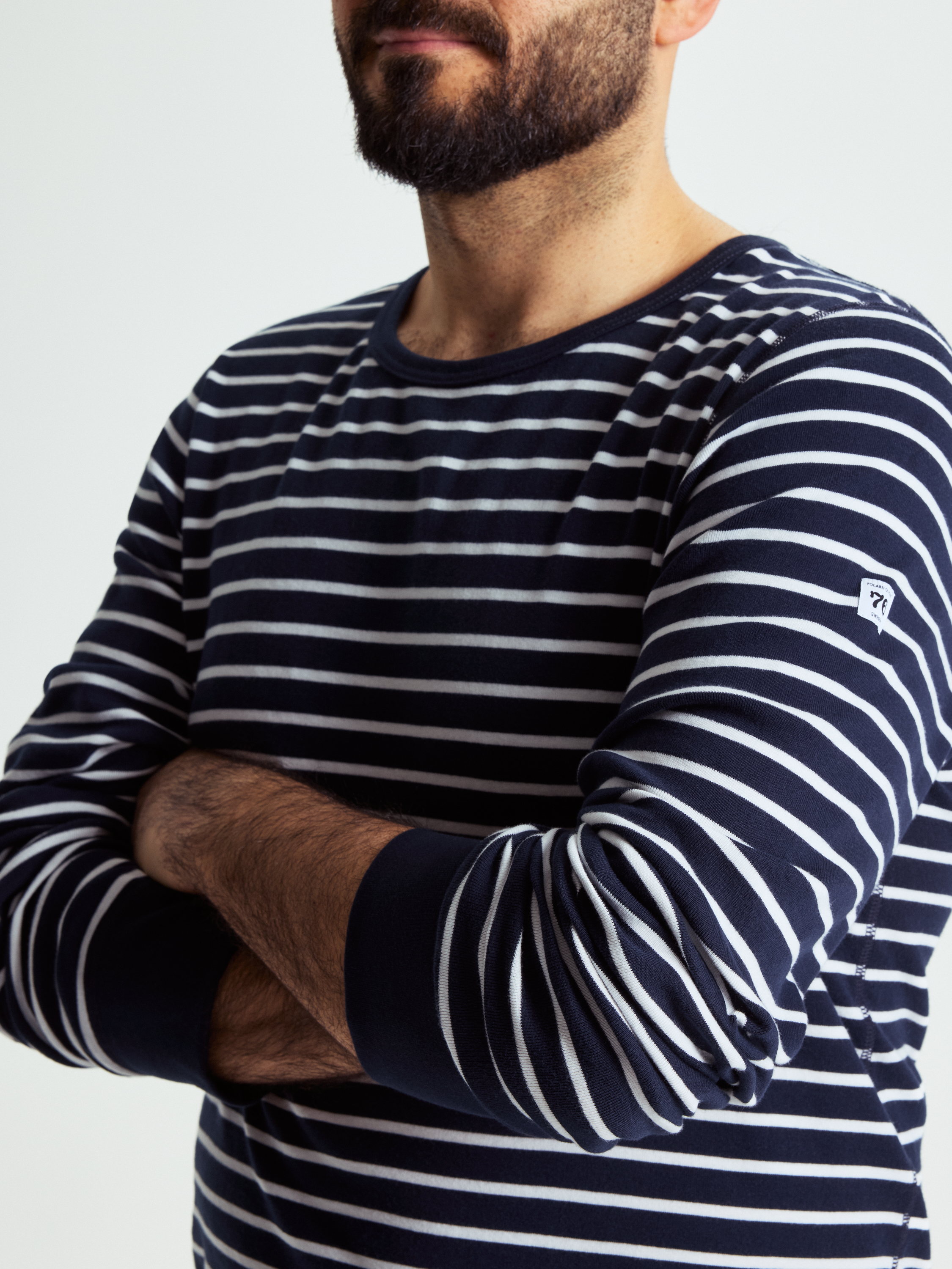 Polarn O. Pyret Striped Long-sleeved Top For Adult