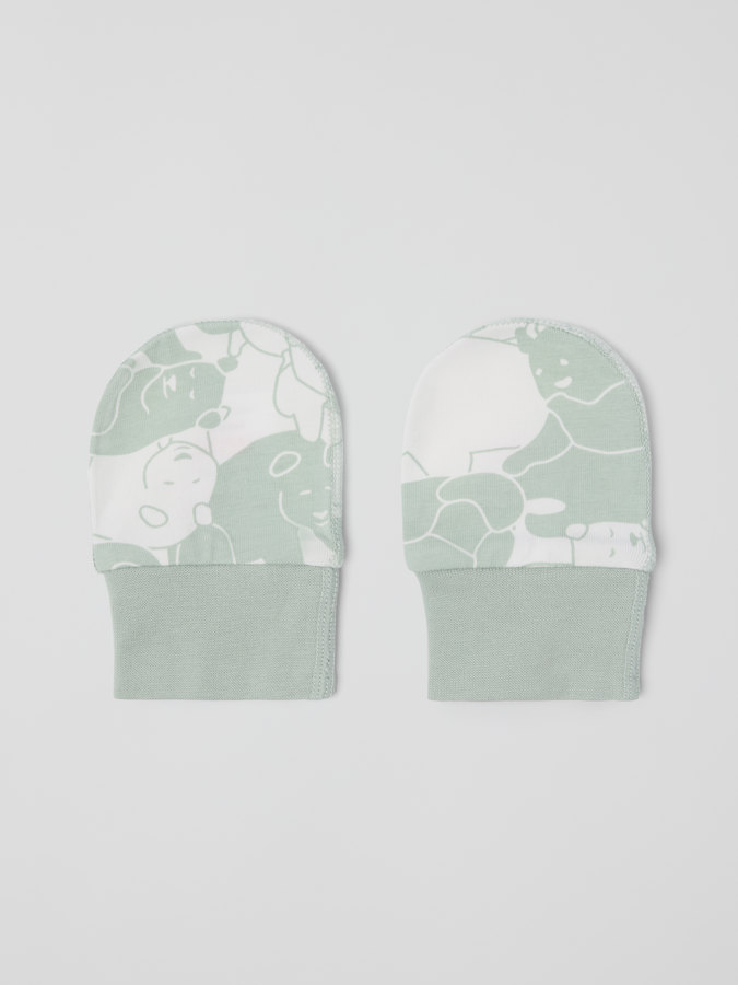 Baby mittens bears