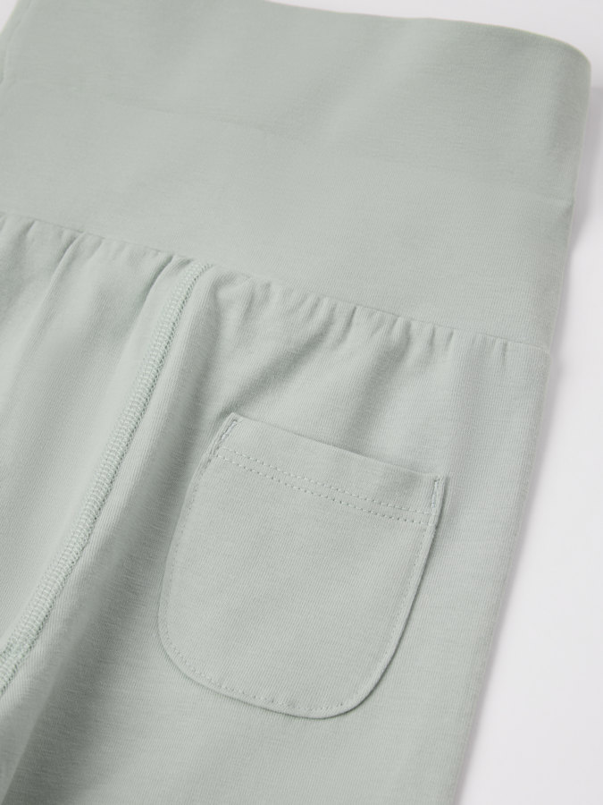 Pants with fold-down cuffs