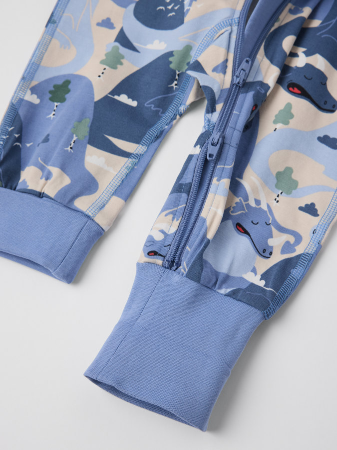 sleepsuit with dragon print