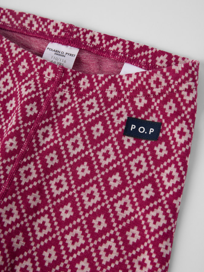 Long johns merino wool jacquard