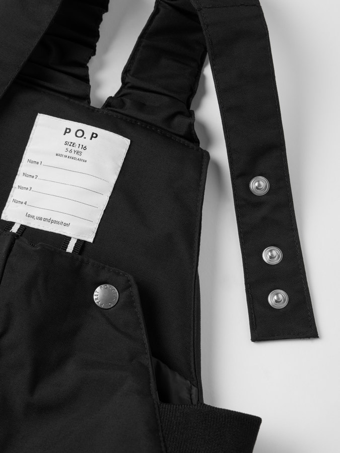 Waterproof padded trousers SNOWY high