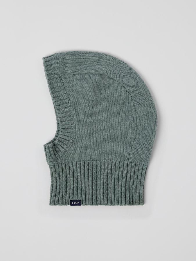 Knitted balaclava wool blend