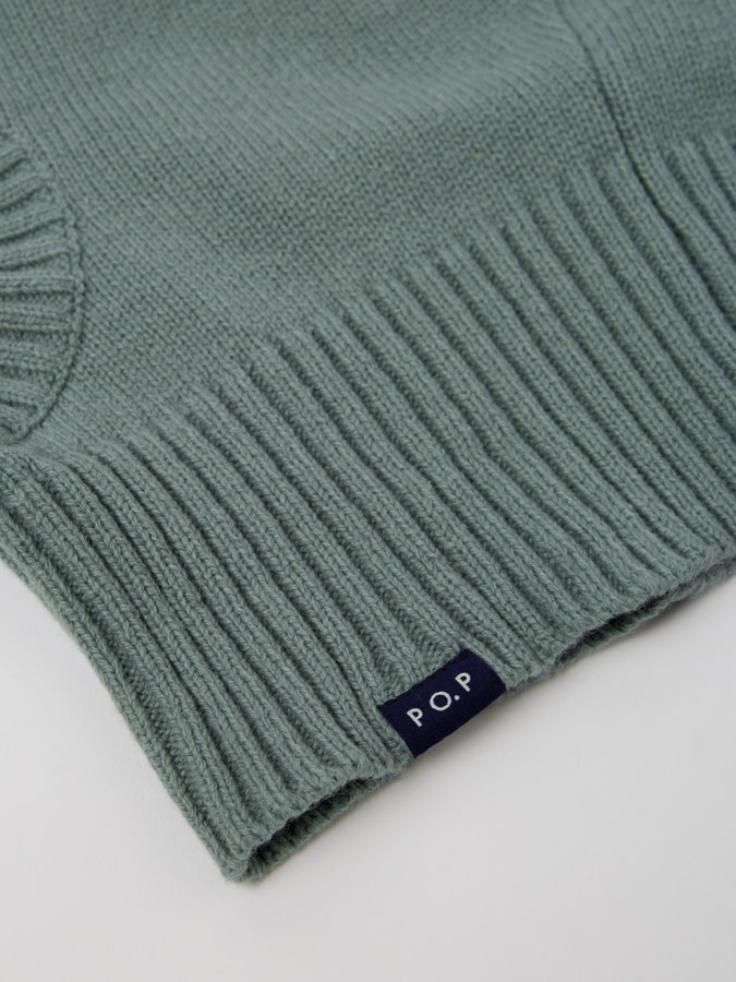 Knitted balaclava wool blend