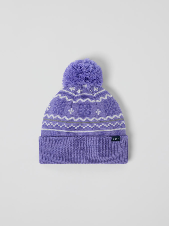 Windproof lined jacquard hat Windproof lined jacquard hat