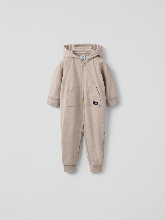 Sweatshirt all-in-one with hood