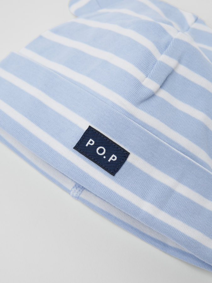 Stripey beanie with ears Stripey beanie with ears