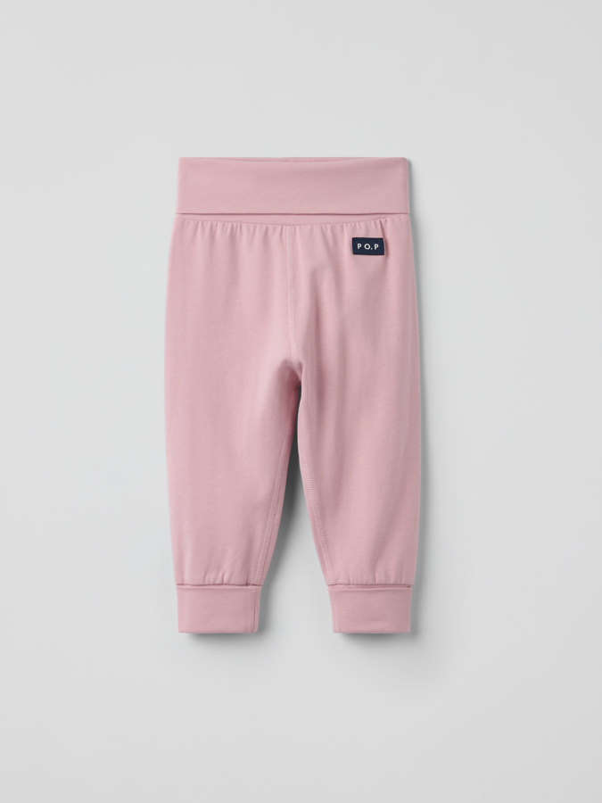 trousers with fold-down cuffs