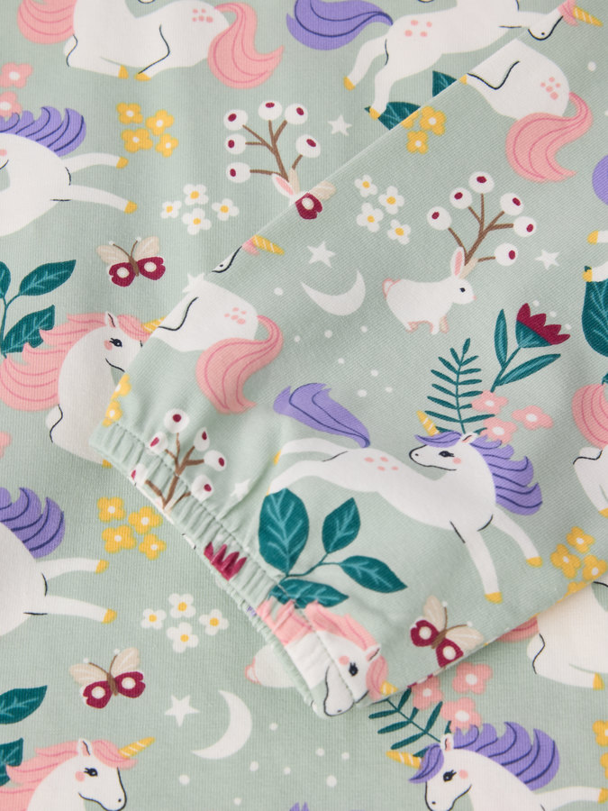 Long-sleeved top unicorns