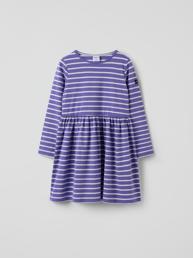 Long-sleeved twirl dress unicorns