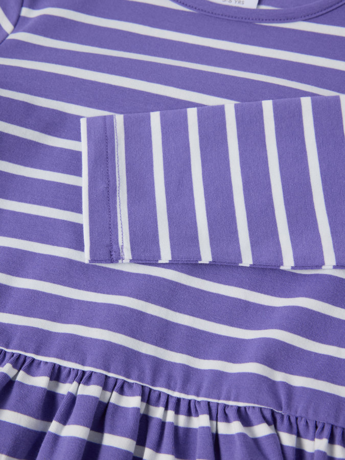 Long-sleeved twirl dress unicorns