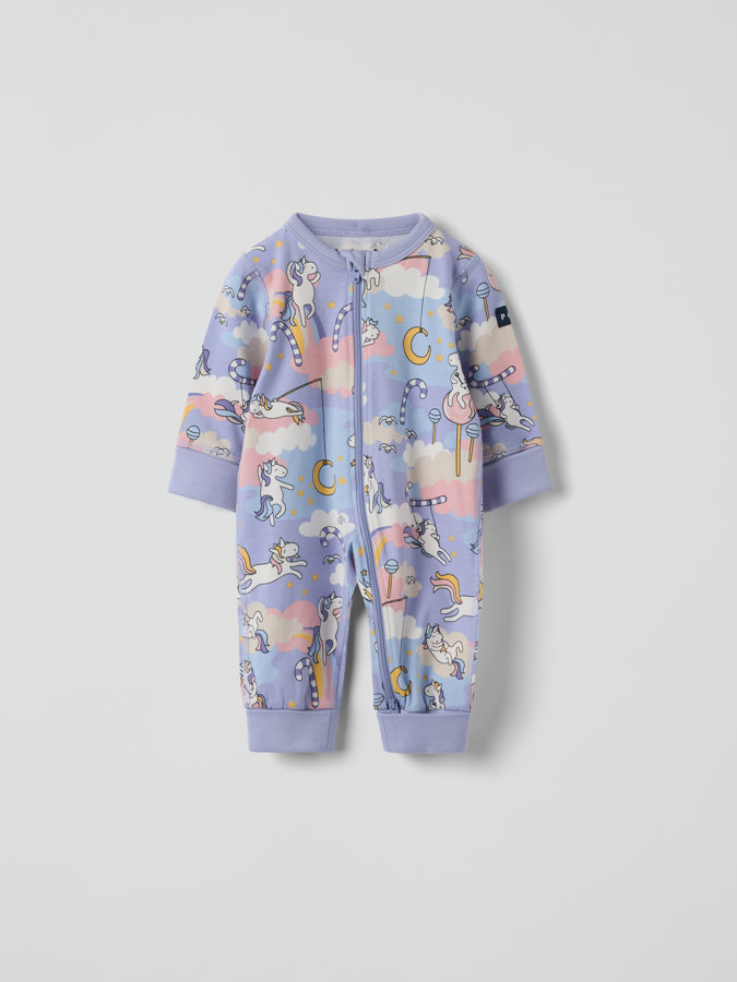 Unicorn pajama overall