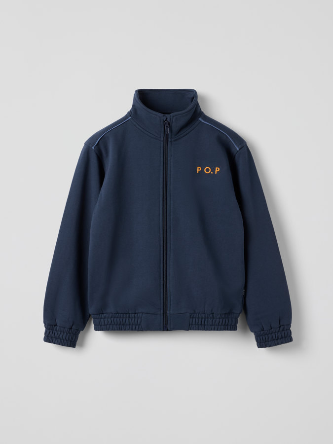 zip-up sweatshirt