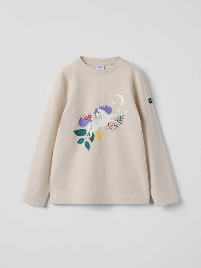 Long-sleeved top unicorn Long-sleeved top unicorn