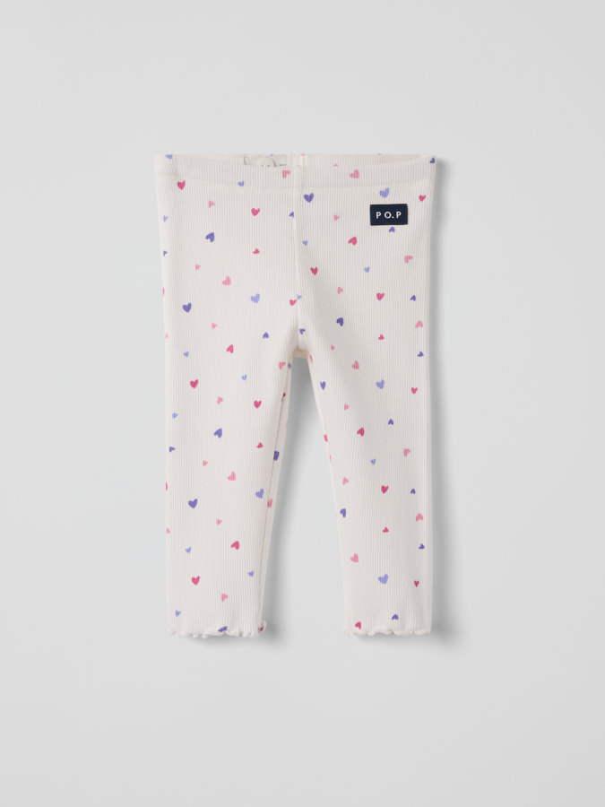 Ribbed leggings hearts Ribbed leggings hearts