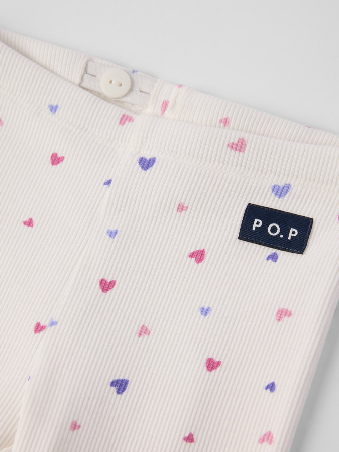 Ribbed leggings hearts Ribbed leggings hearts