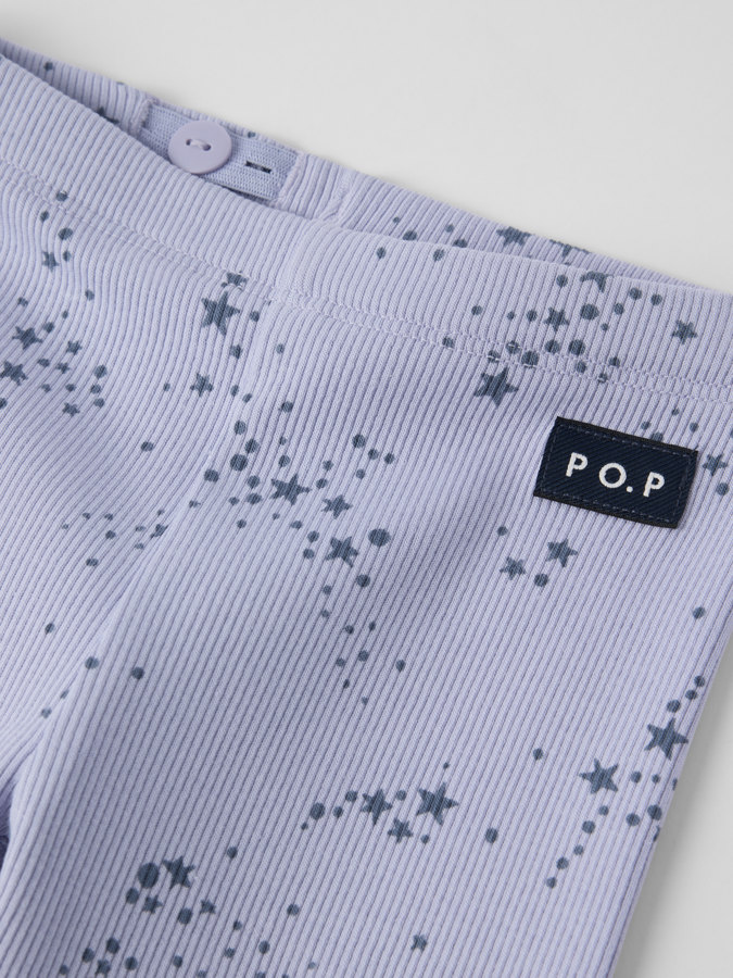 Ribbed leggings stars Ribbed leggings stars