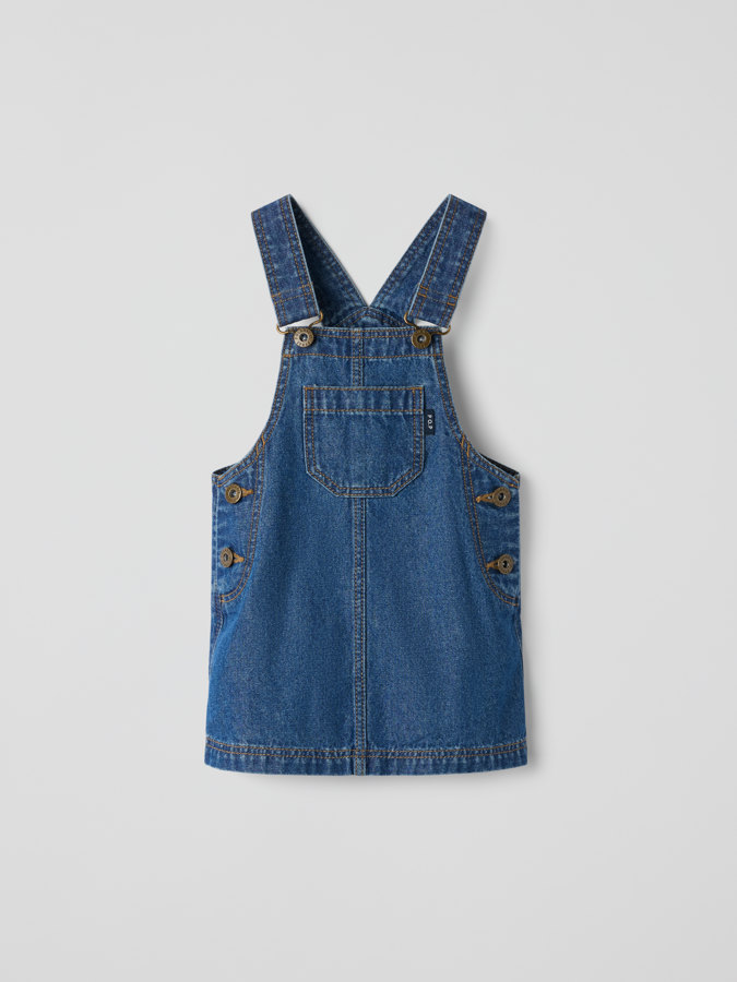 Dungaree dress denim