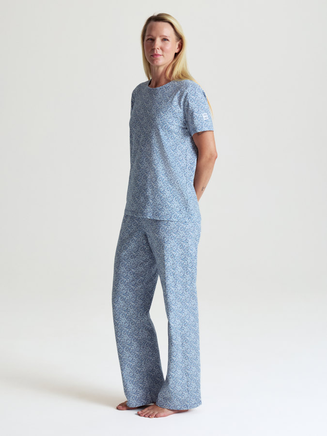 Short-sleeved pyjamas adult LIBERTY
