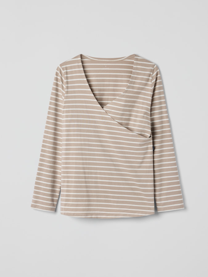 Nursing top striped adult