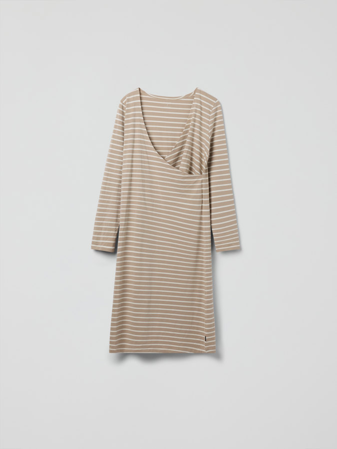 Nursing nightdress striped adult