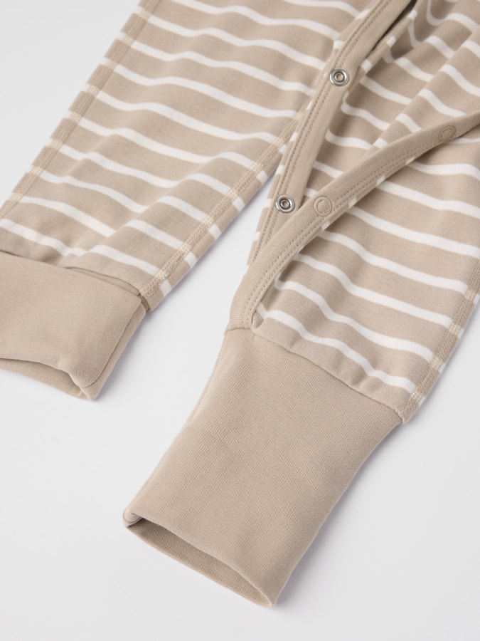 Striped sleepsuit