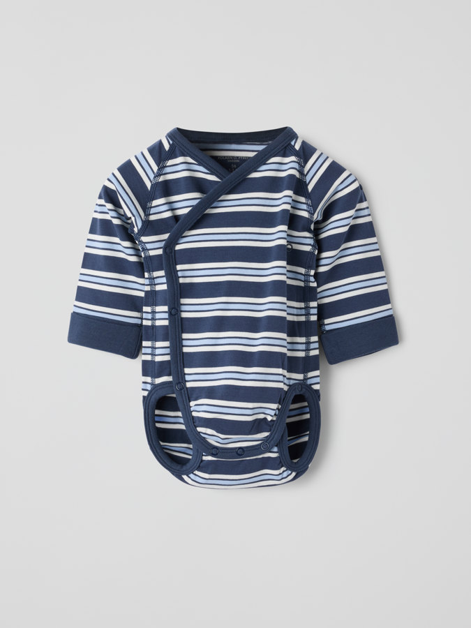 Extendable wrapover body striped