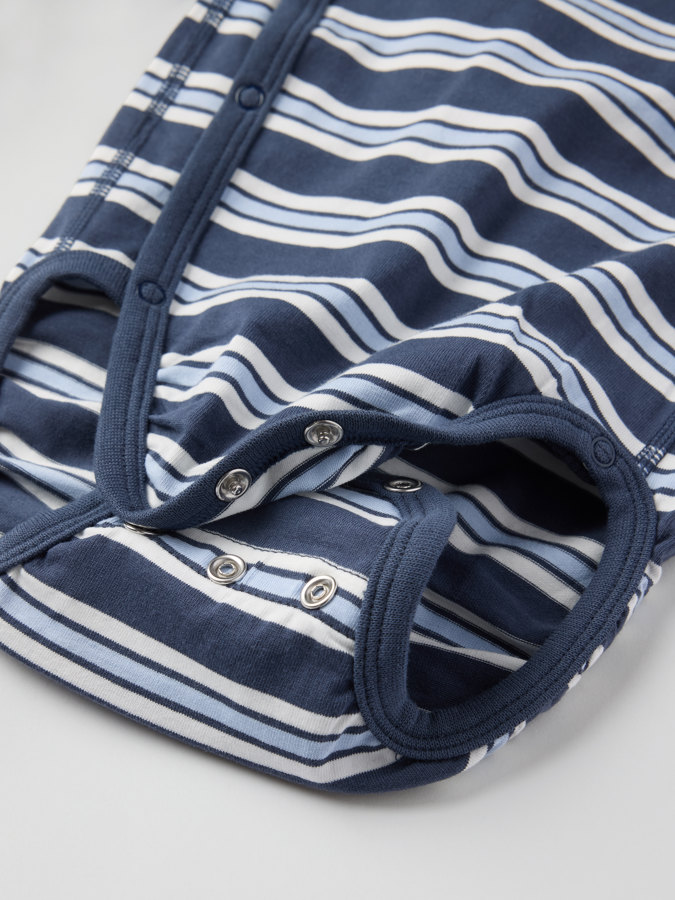Extendable wrapover body striped