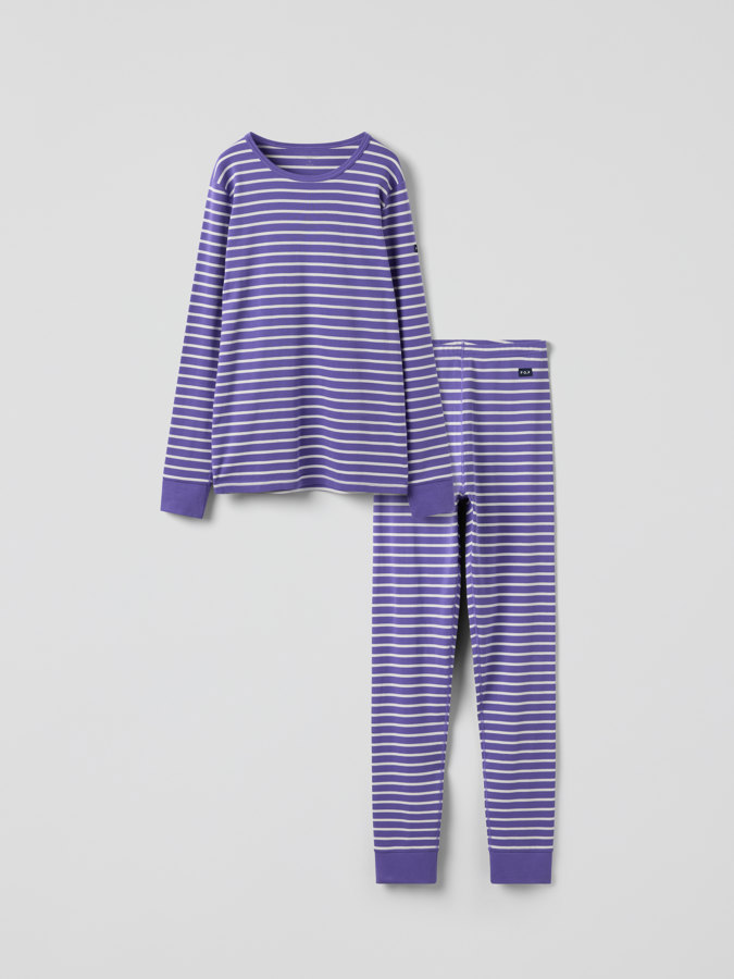 Stripey set with top and pants for adult