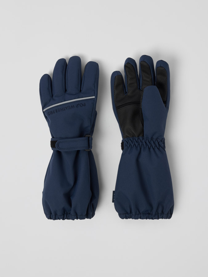 Waterproof padded gloves