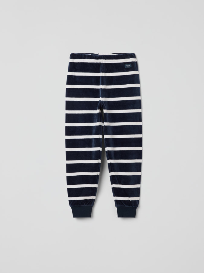 Striped trousers