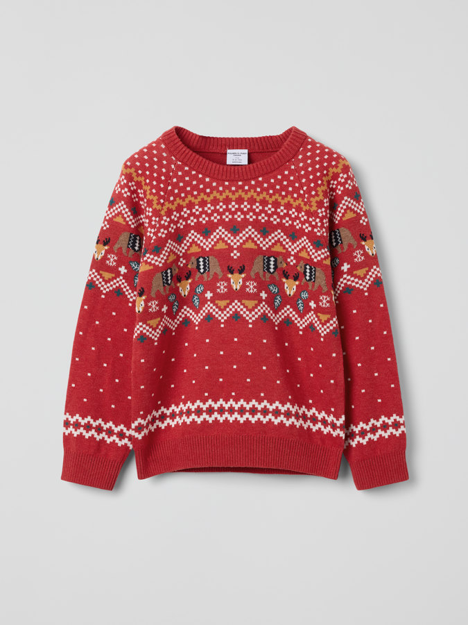 Knitted Christmas sweater