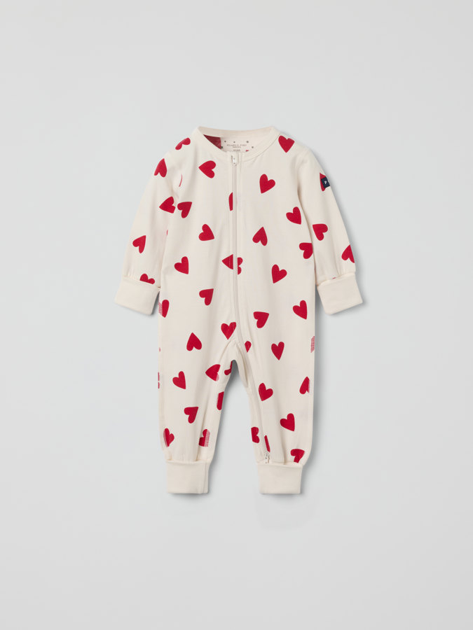 Heart pyjamas overall
