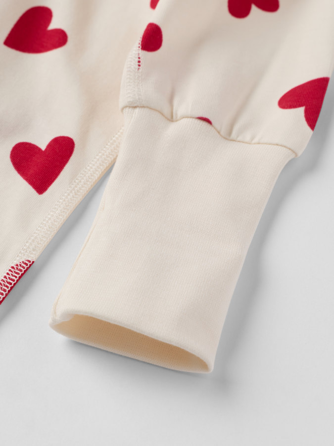 Heart pyjamas overall