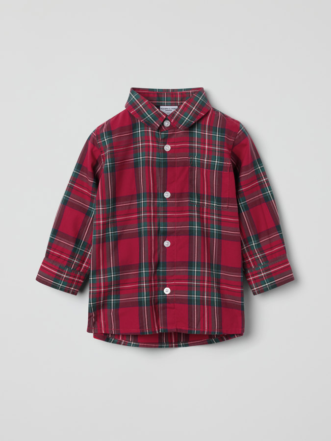 Check shirt baby