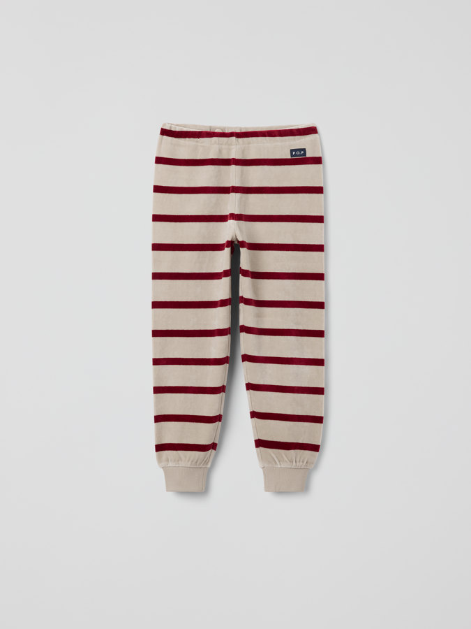 Striped trousers