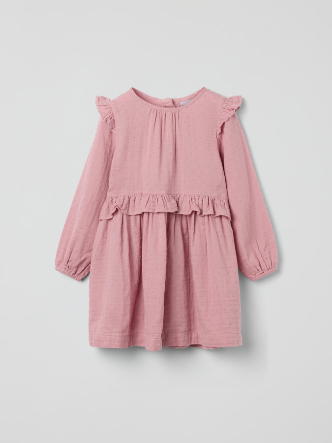 Dress with ruffles