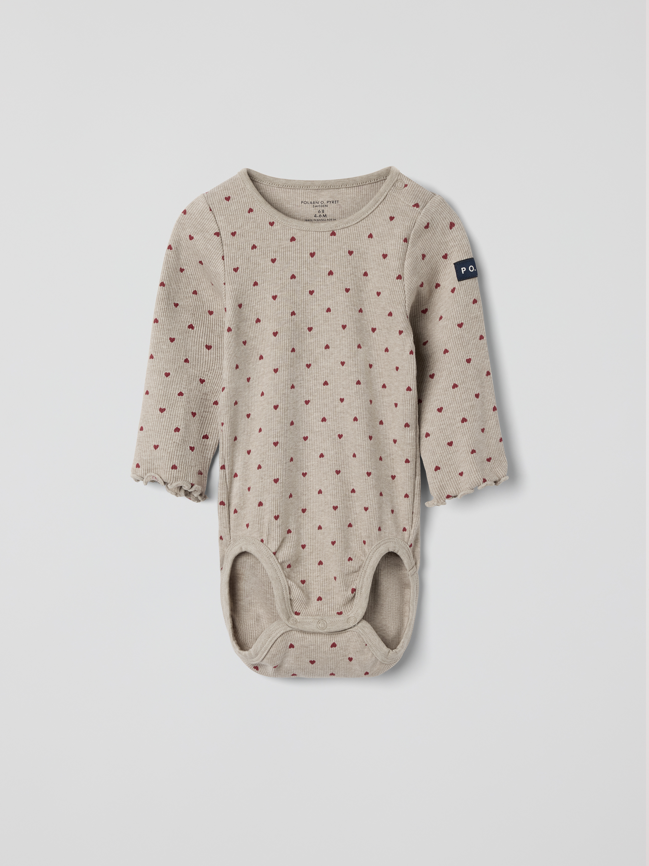 Bodysuit hearts - Beige