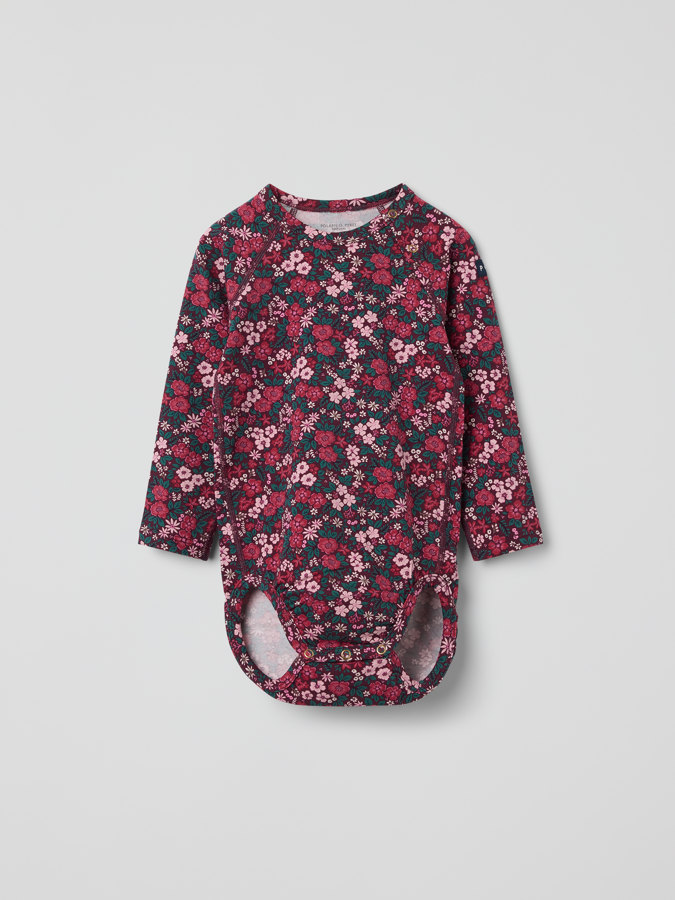 Extendable bodysuit floral