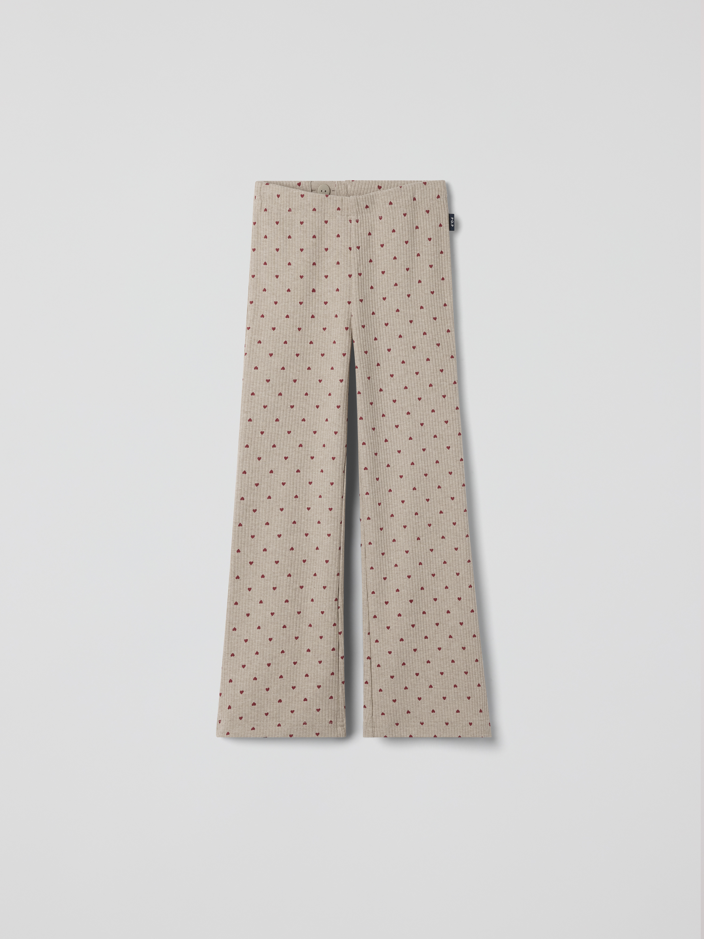 Flared heart leggings