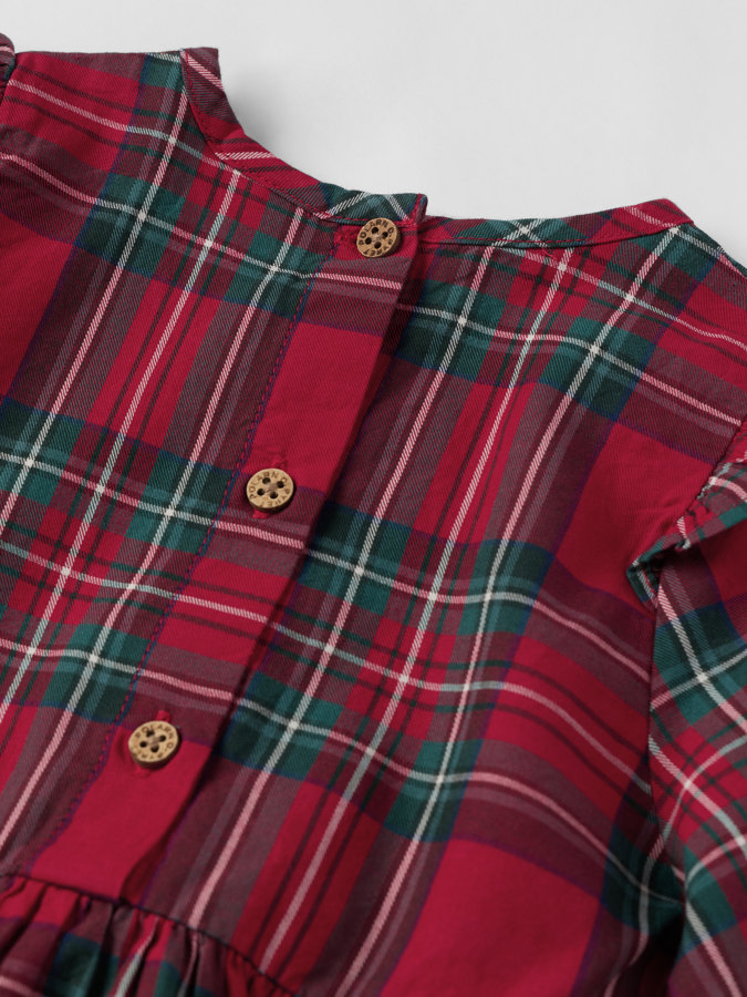 Baby dress with ruffles