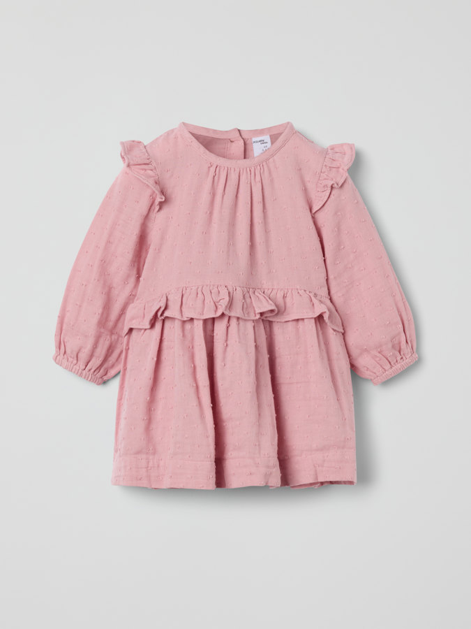 Baby dress with ruffles