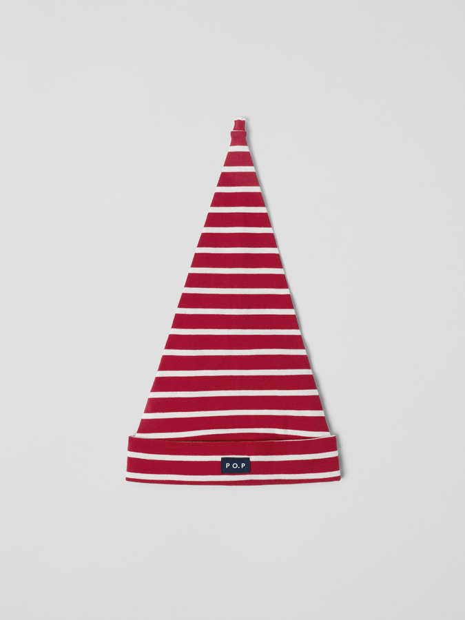 Striped Santa hat