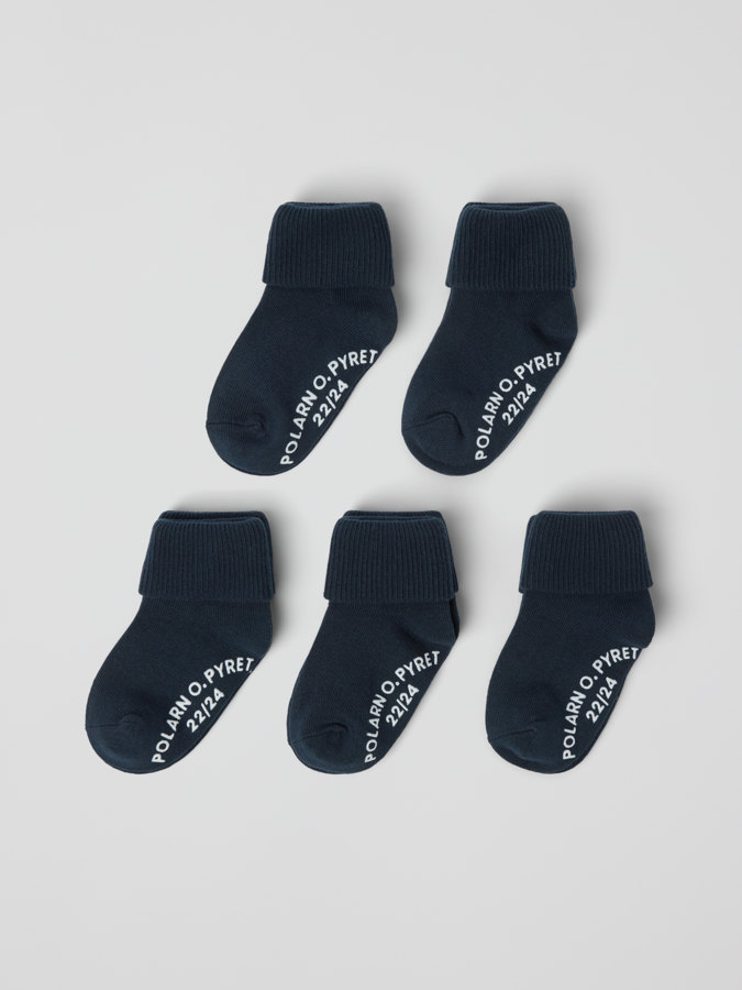 5-pack anti-slip socks