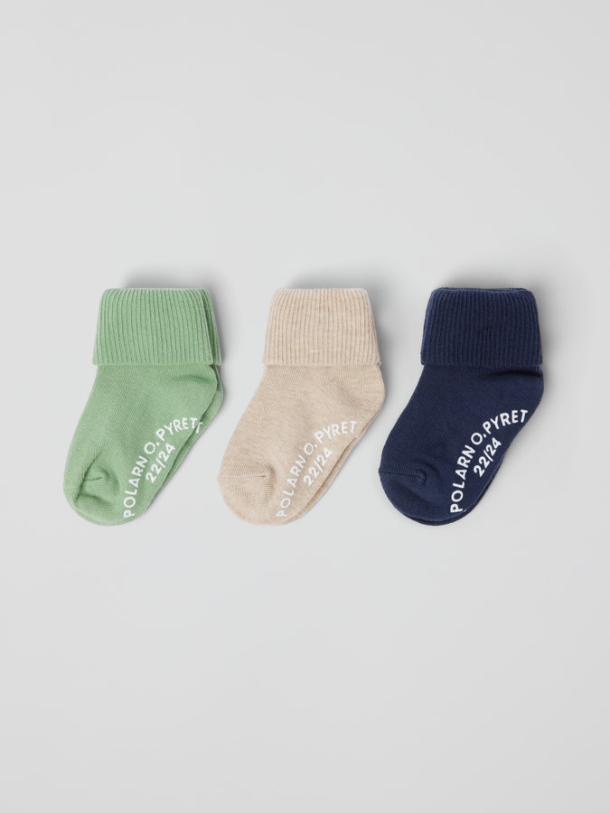 3-pack anti-slip socks