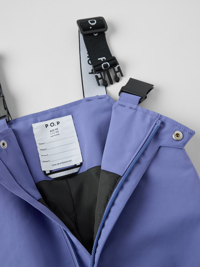 Waterproof shell pants STORMY high